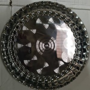 سینی لب کنگره سایز 25( قطر 21)فروش 30 عددی