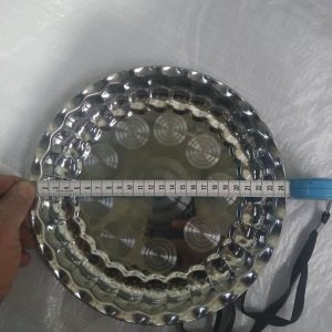 سینی لب کنگره سایز 30( قطر24)فروش 30 عددی